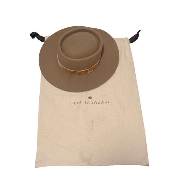 LELE SADOUGHI HARVEST MICHELLE WOOL HAT - Picture 2 of 6